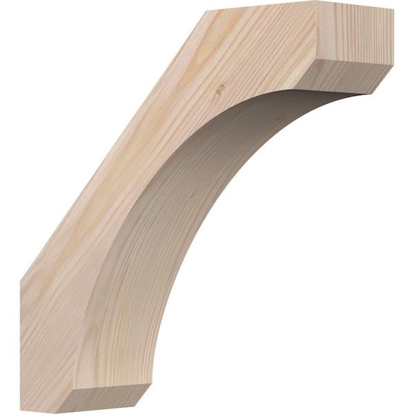 Ekena Millwork 3 1/2"W x 12"D x 12"H Legacy Smooth Knee Brace, Douglas Fir BRC04X12X12LEC00SDF - main